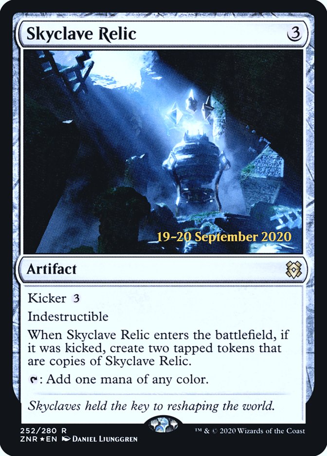 Skyclave Relic [Zendikar Rising Prerelease Promos] | Black Swamp Games