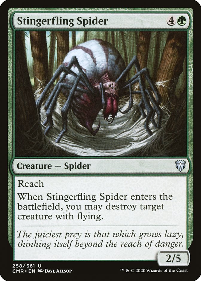 Stingerfling Spider [Commander Legends] | Black Swamp Games