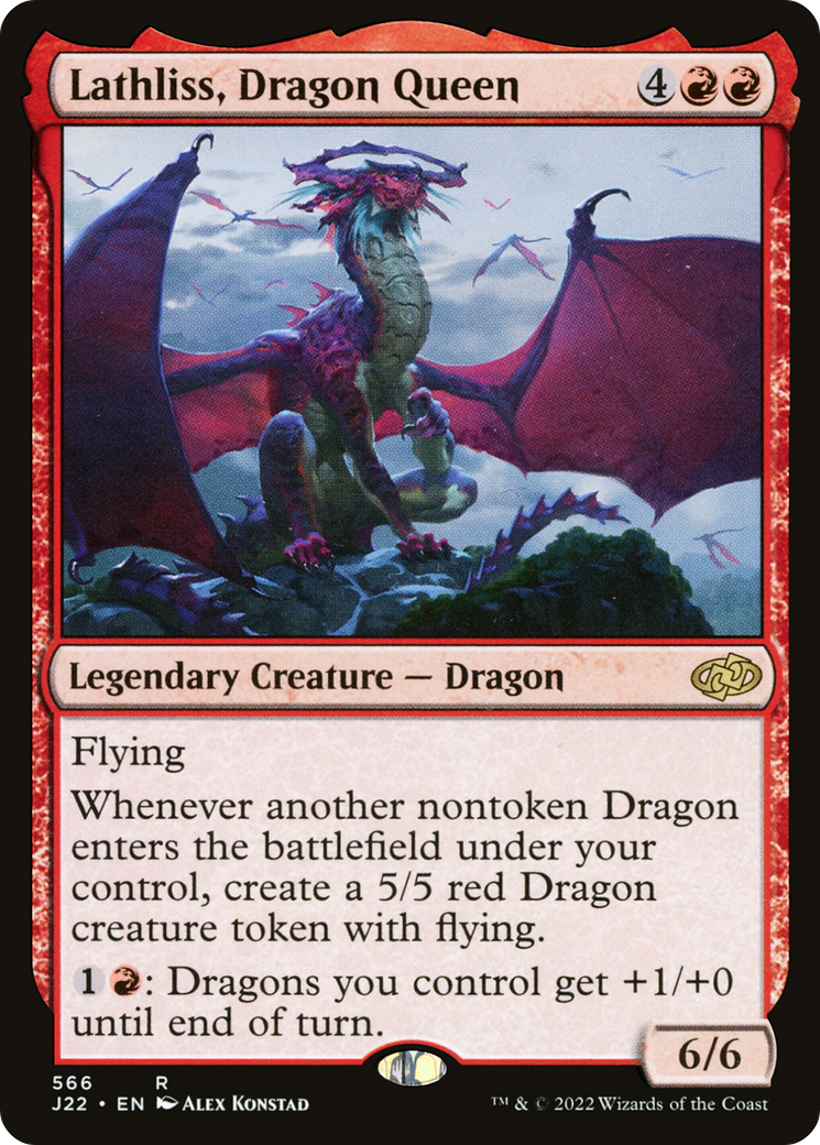Lathliss, Dragon Queen [Jumpstart 2022] | Black Swamp Games