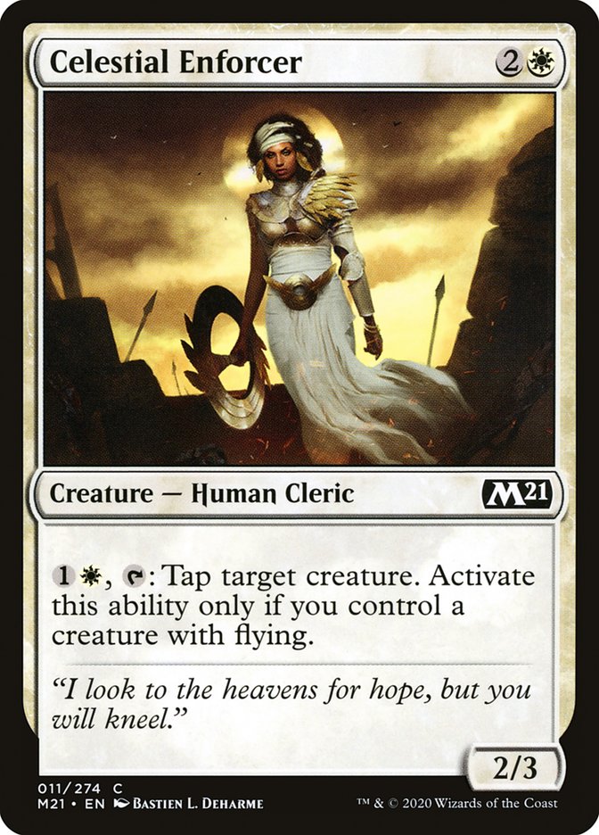 Celestial Enforcer [Core Set 2021] | Black Swamp Games