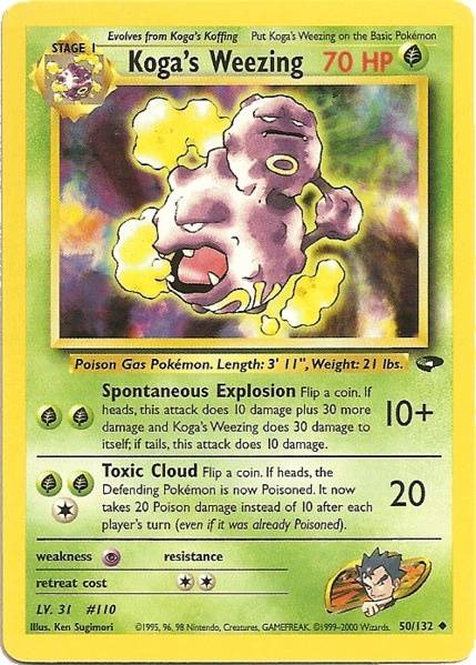 Koga's Weezing (50/132) [Gym Challenge Unlimited] | Black Swamp Games