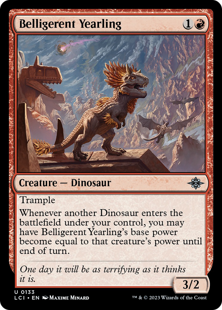 Belligerent Yearling [The Lost Caverns of Ixalan] | Black Swamp Games