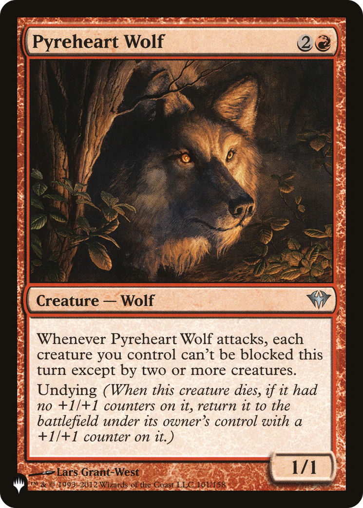 Pyreheart Wolf [The List Reprints] | Black Swamp Games