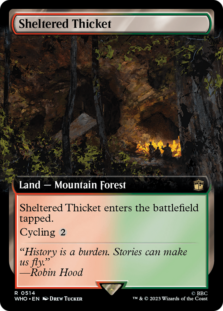 Sheltered Thicket (Extended Art) [Doctor Who] | Black Swamp Games