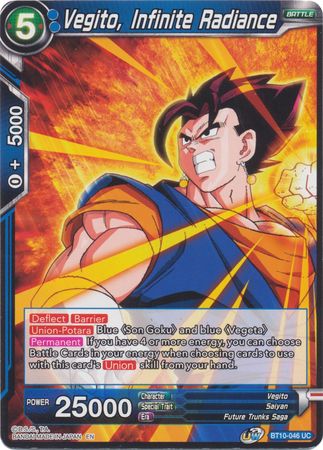 Vegito, Infinite Radiance (BT10-046) [Rise of the Unison Warrior 2nd Edition] | Black Swamp Games