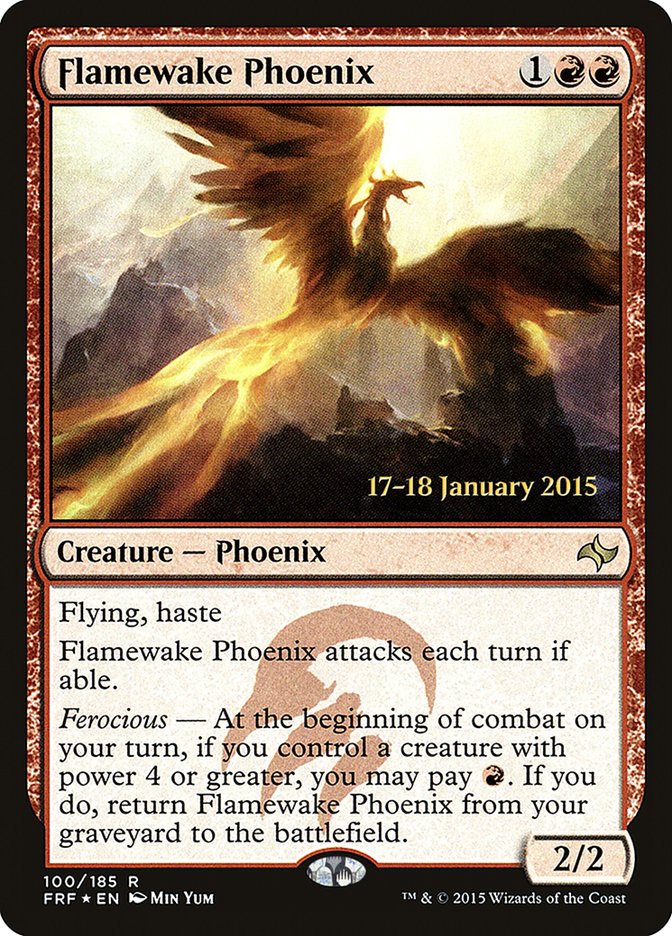 Flamewake Phoenix [Fate Reforged Prerelease Promos] | Black Swamp Games