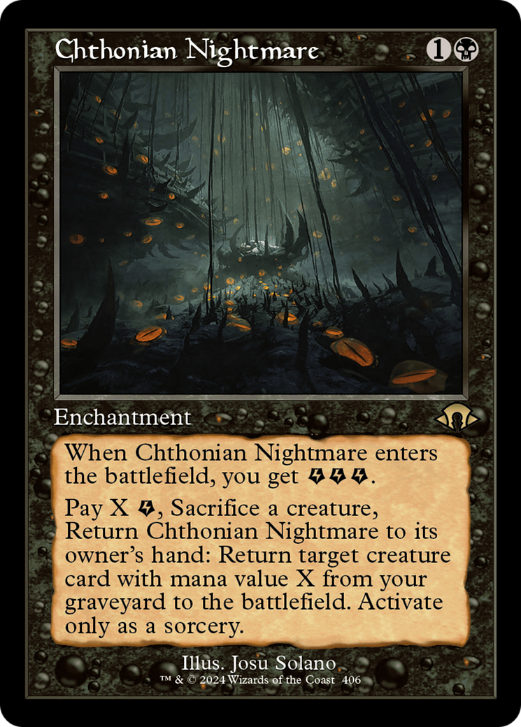 Chthonian Nightmare (Retro) [Modern Horizons 3] | Black Swamp Games