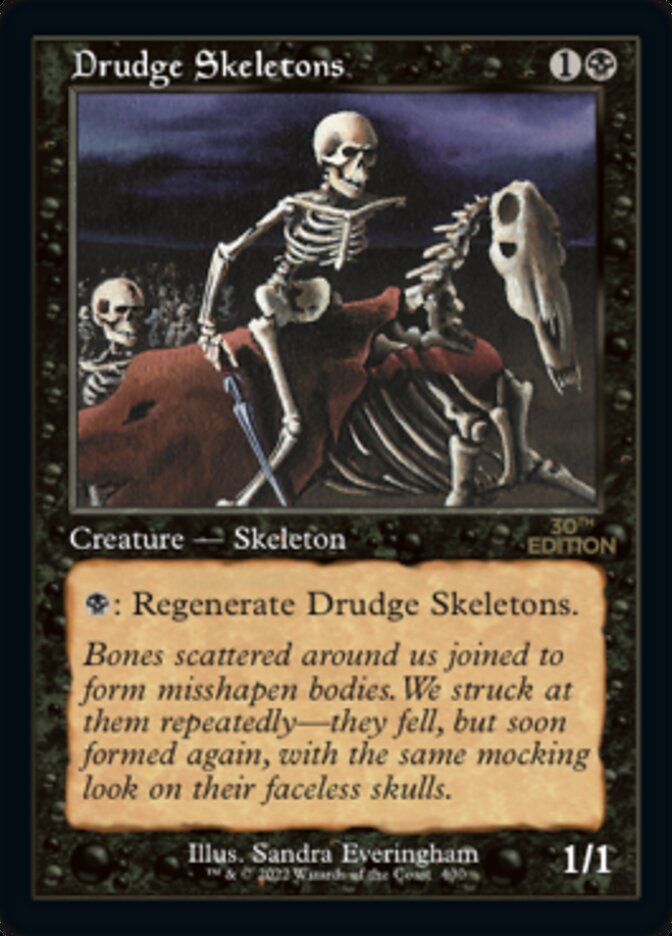 Drudge Skeletons (Retro) [30th Anniversary Edition] | Black Swamp Games