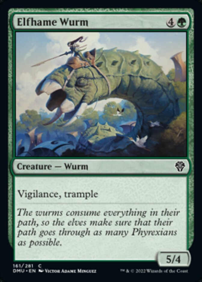 Elfhame Wurm [Dominaria United] | Black Swamp Games