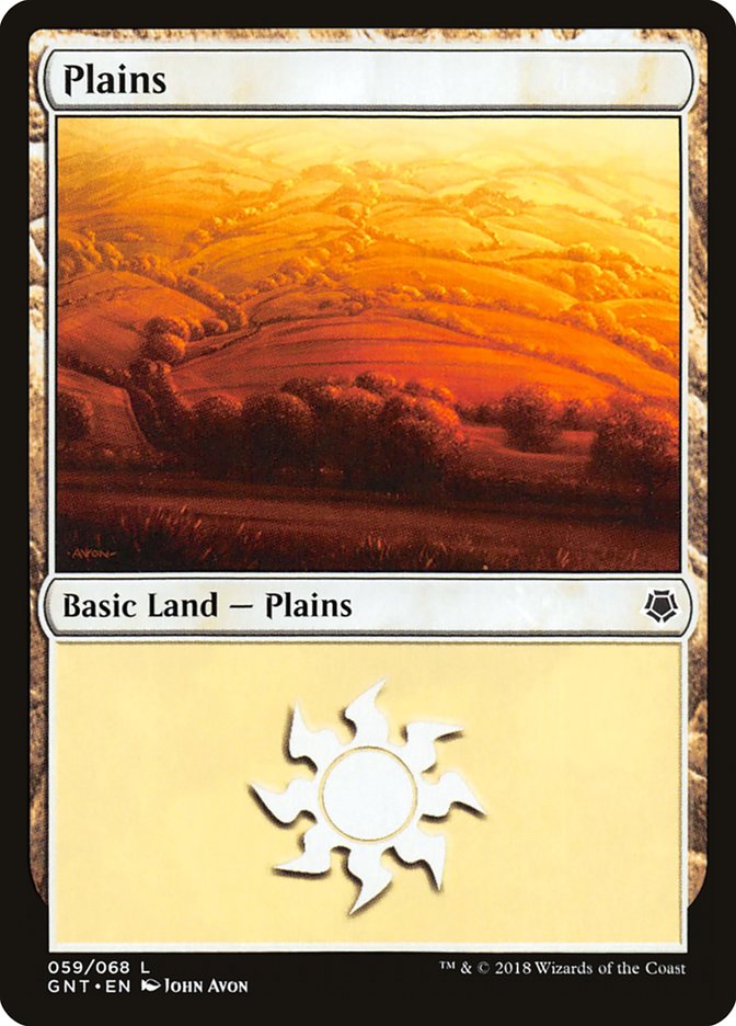 Plains (59) [Game Night 2018] | Black Swamp Games