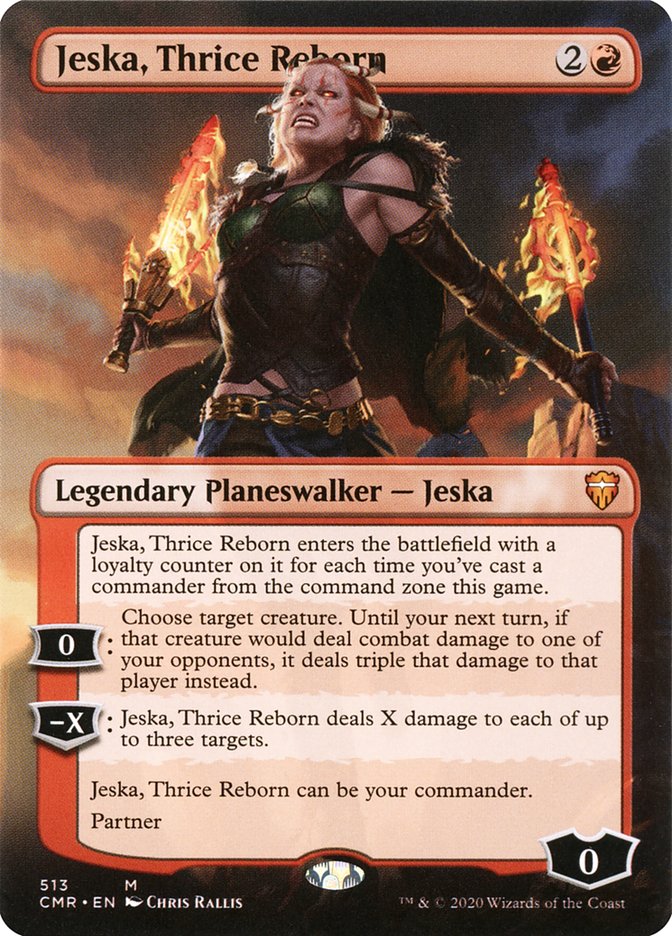 Jeska, Thrice Reborn (Borderless) [Commander Legends] | Black Swamp Games