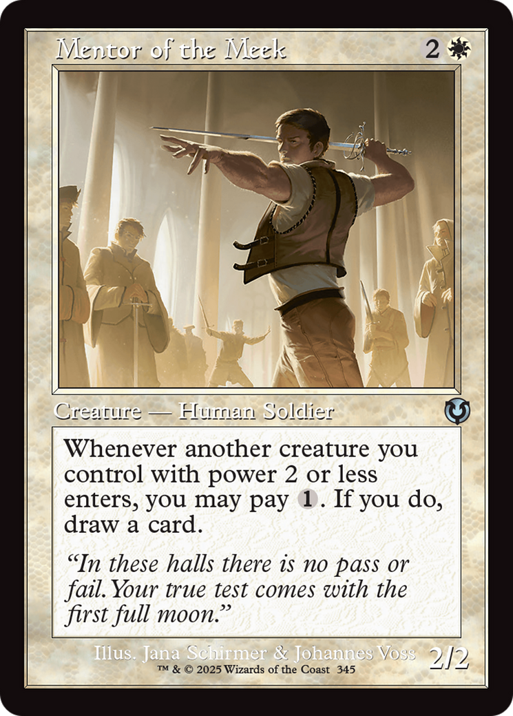 Mentor of the Meek (Retro Frame) [Innistrad Remastered] | Black Swamp Games