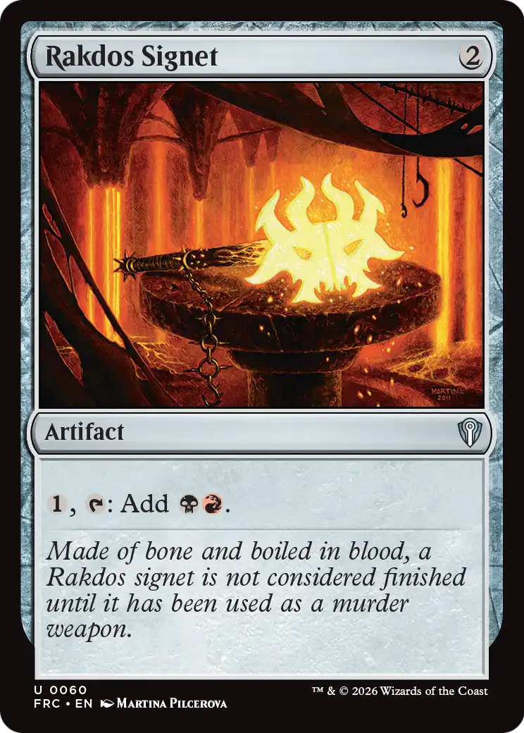Rakdos Signet [Reality Fracture Commander] | Black Swamp Games
