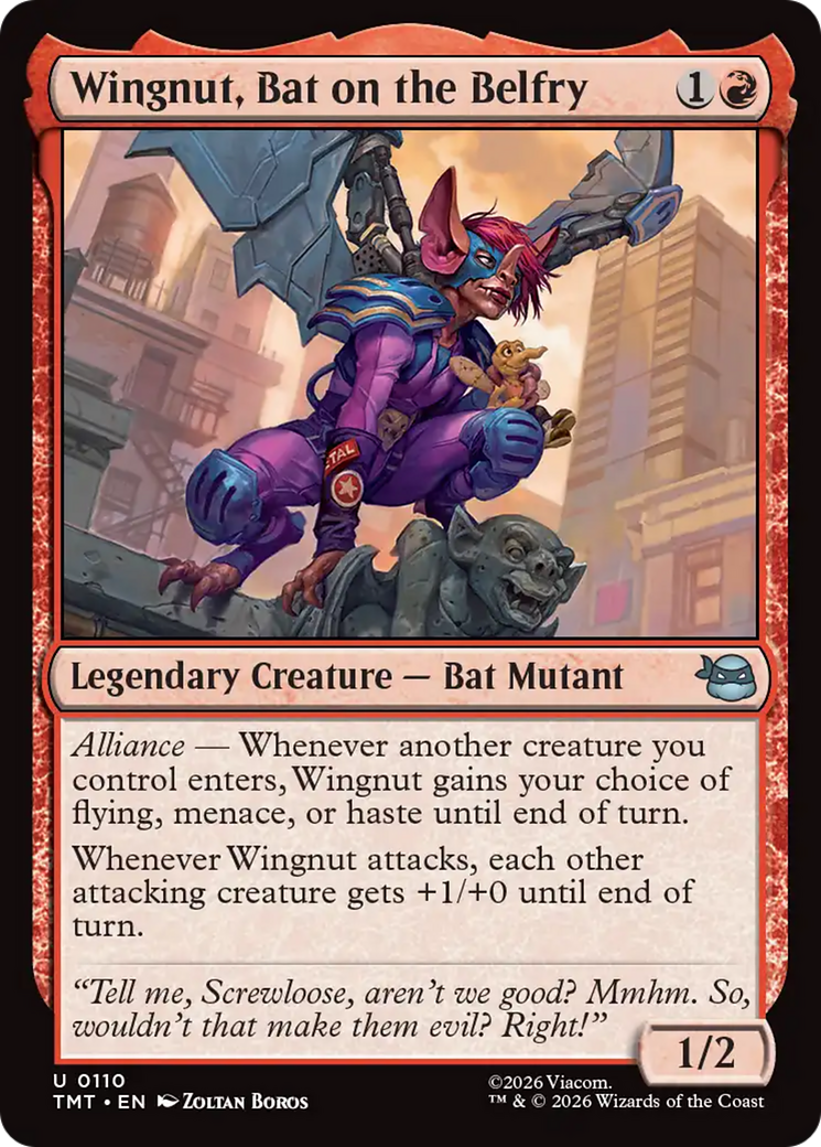 Wingnut, Bat on the Belfry [Teenage Mutant Ninja Turtles] | Black Swamp Games