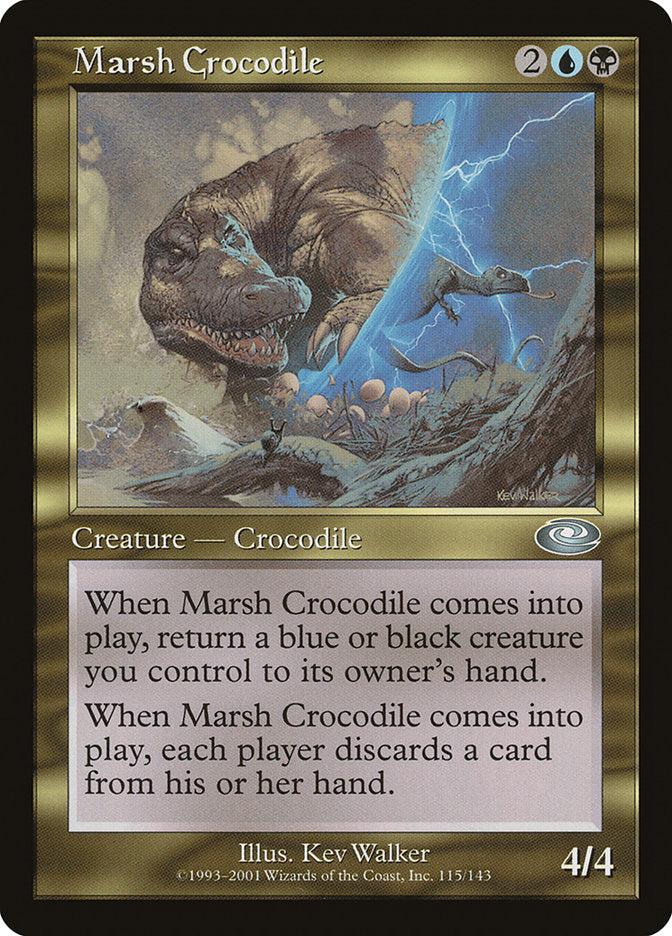Marsh Crocodile [Planeshift] | Black Swamp Games