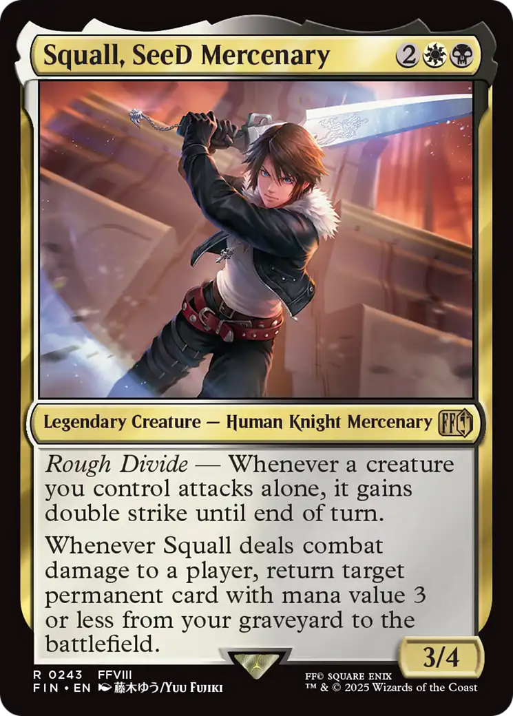 Squall, SeeD Mercenary [FINAL FANTASY] | Black Swamp Games