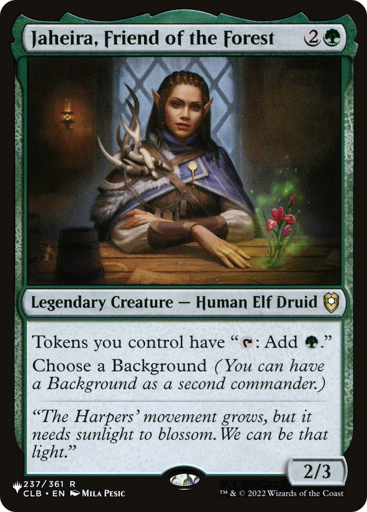Jaheira, Friend of the Forest [The List] | Black Swamp Games