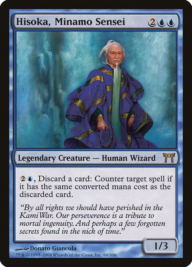Hisoka, Minamo Sensei [Champions of Kamigawa] | Black Swamp Games