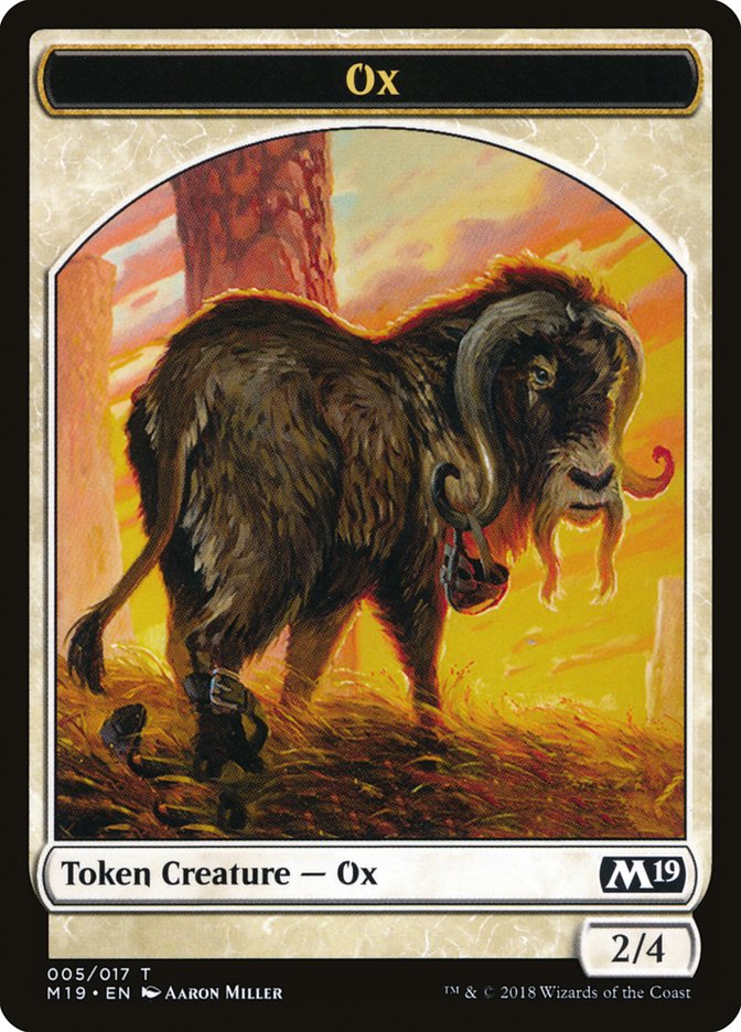 Ox Token [Core Set 2019 Tokens] | Black Swamp Games