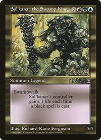 Sol'kanar the Swamp King (Oversized) [Oversize Cards] | Black Swamp Games