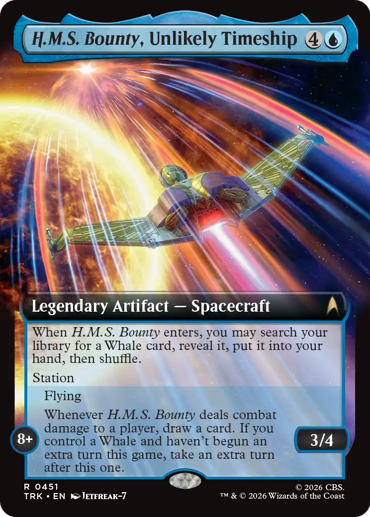 H.M.S. Bounty, Unlikely Timeship (Extended Art) [Star Trek] | Black Swamp Games