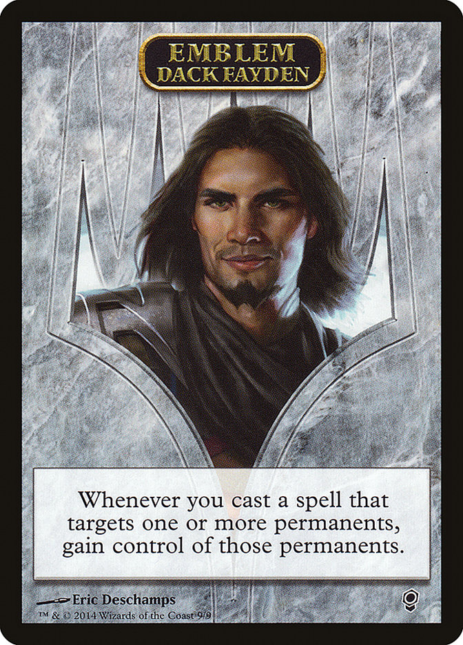 Dack Fayden Emblem [Conspiracy Tokens] | Black Swamp Games