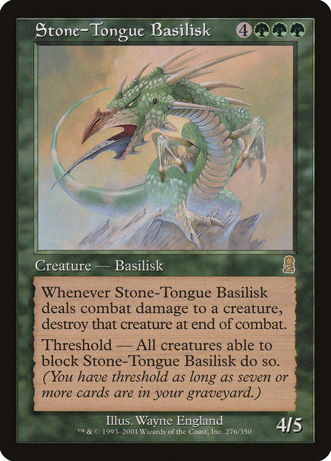 Stone-Tongue Basilisk [Odyssey] | Black Swamp Games