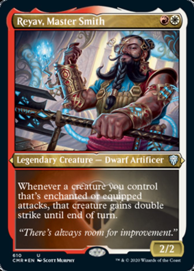 Reyav, Master Smith (Etched) [Commander Legends] | Black Swamp Games