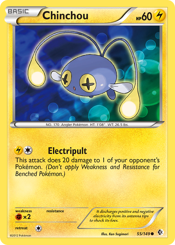 Chinchou (55/149) [Black & White: Boundaries Crossed] | Black Swamp Games