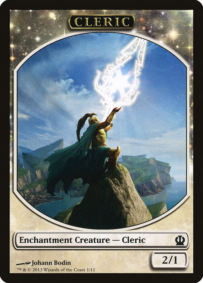 Cleric Token [Theros Tokens] | Black Swamp Games