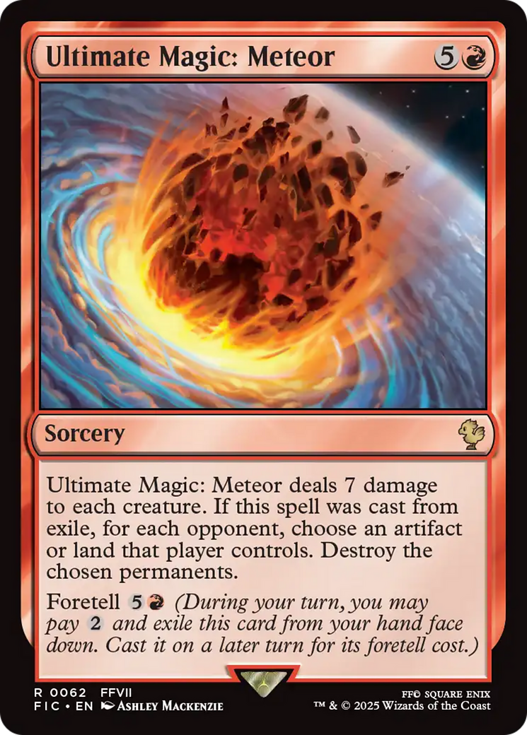 Ultimate Magic: Meteor [FINAL FANTASY Commander] | Black Swamp Games