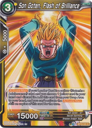 Son Goten, Flash of Brilliance (BT10-101) [Rise of the Unison Warrior 2nd Edition] | Black Swamp Games