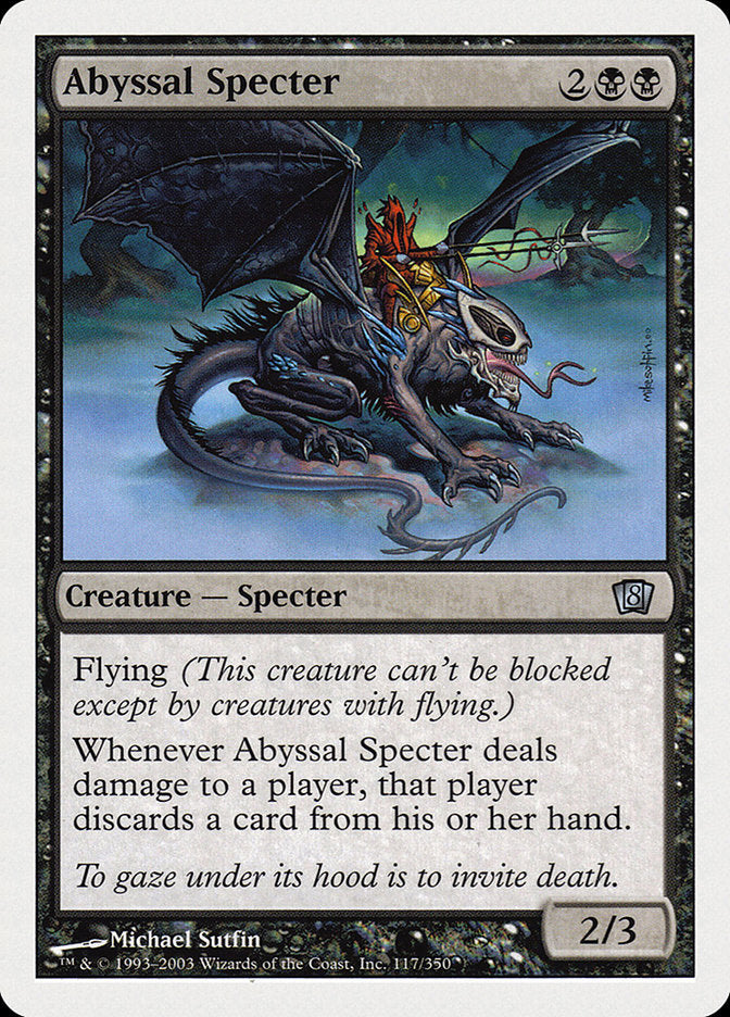 Abyssal Specter [Eighth Edition] | Black Swamp Games