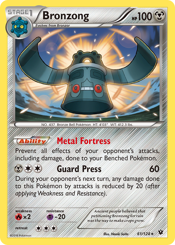 Bronzong (61/124) [XY: Fates Collide] | Black Swamp Games