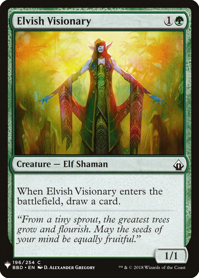 Elvish Visionary [Mystery Booster] | Black Swamp Games