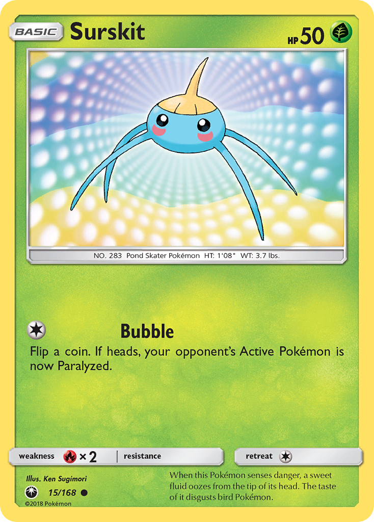 Surskit (15/168) [Sun & Moon: Celestial Storm] | Black Swamp Games