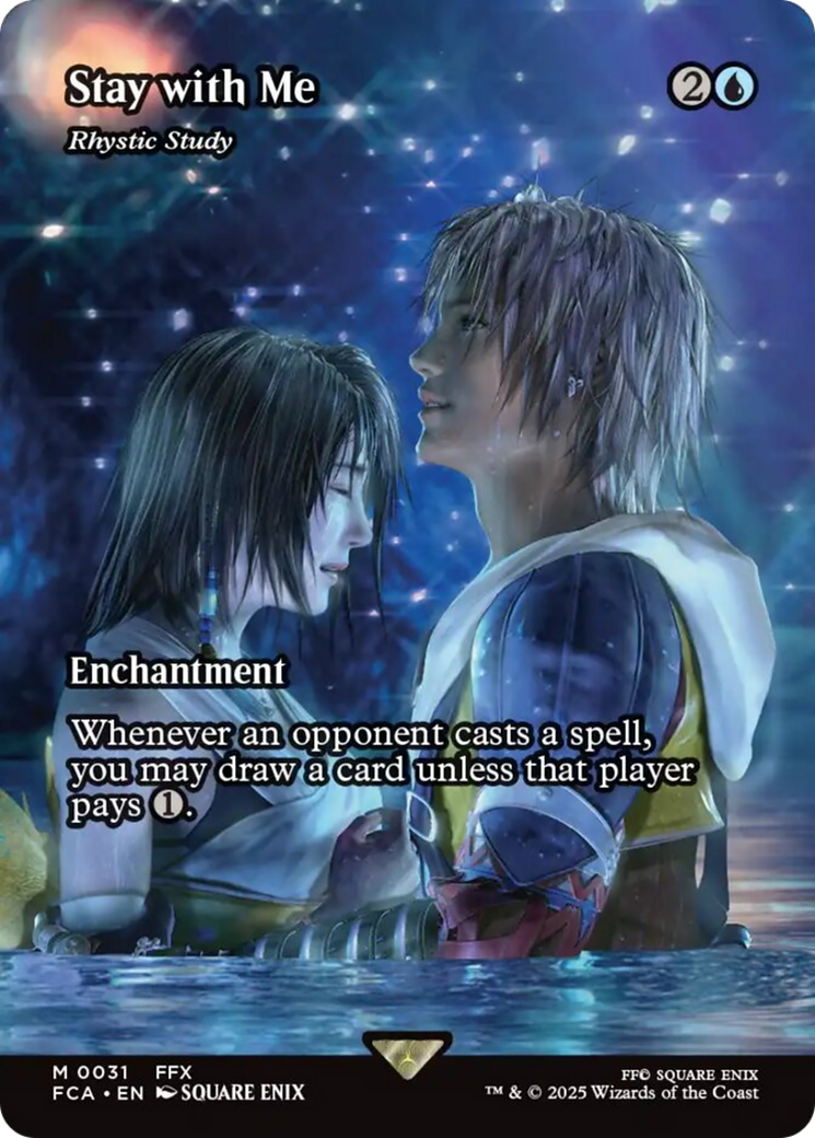 Stay with Me - Rhystic Study (Showcase) [FINAL FANTASY : Through the Ages] | Black Swamp Games