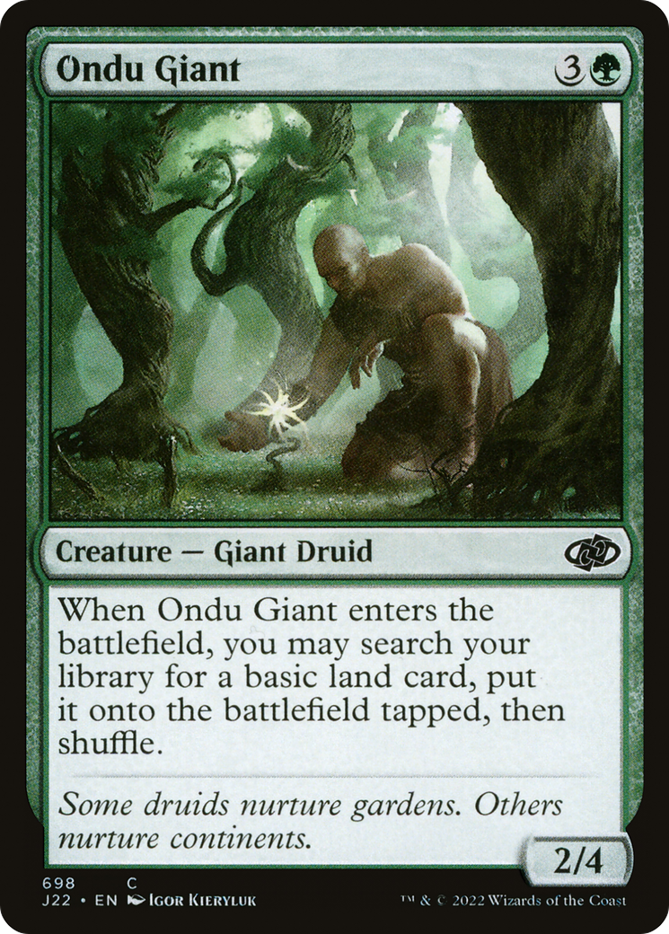 Ondu Giant [Jumpstart 2022] | Black Swamp Games