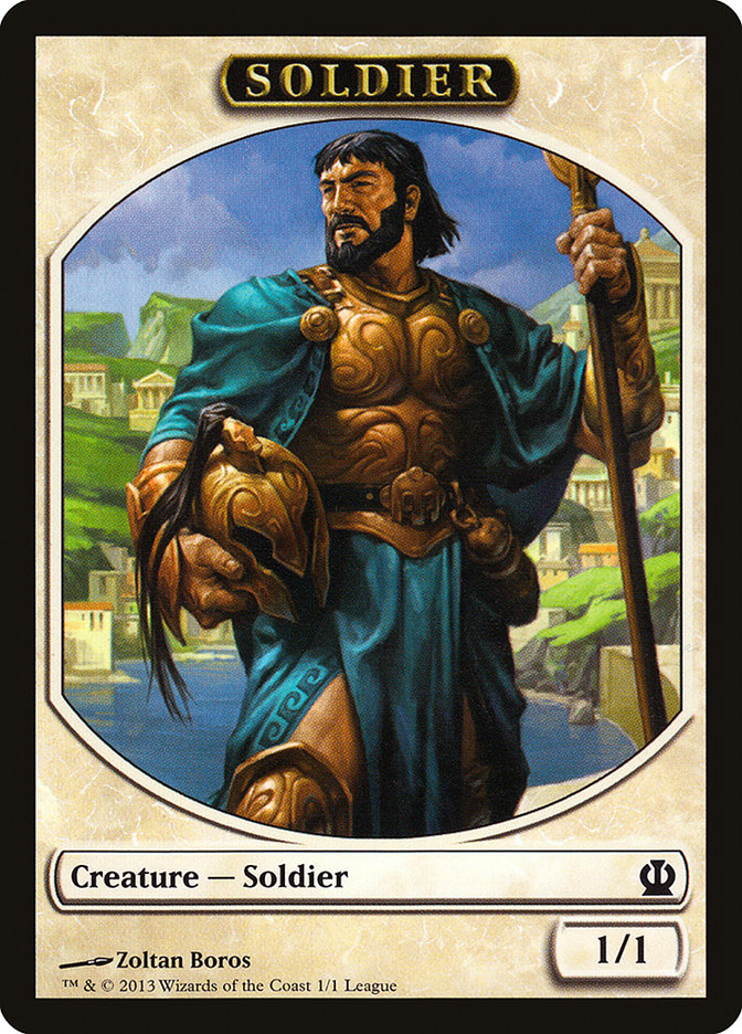 Soldier Token (Zoltan Boros) [League Tokens 2013] | Black Swamp Games