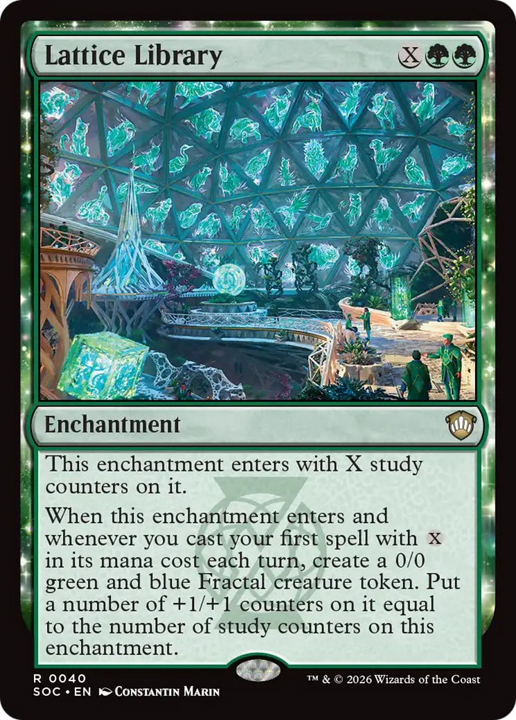 Lattice Library [Secrets of Strixhaven Commander] | Black Swamp Games
