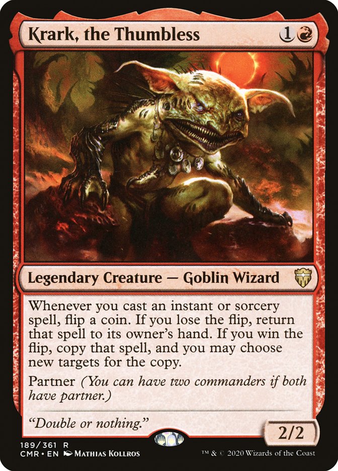 Krark, the Thumbless [Commander Legends] | Black Swamp Games