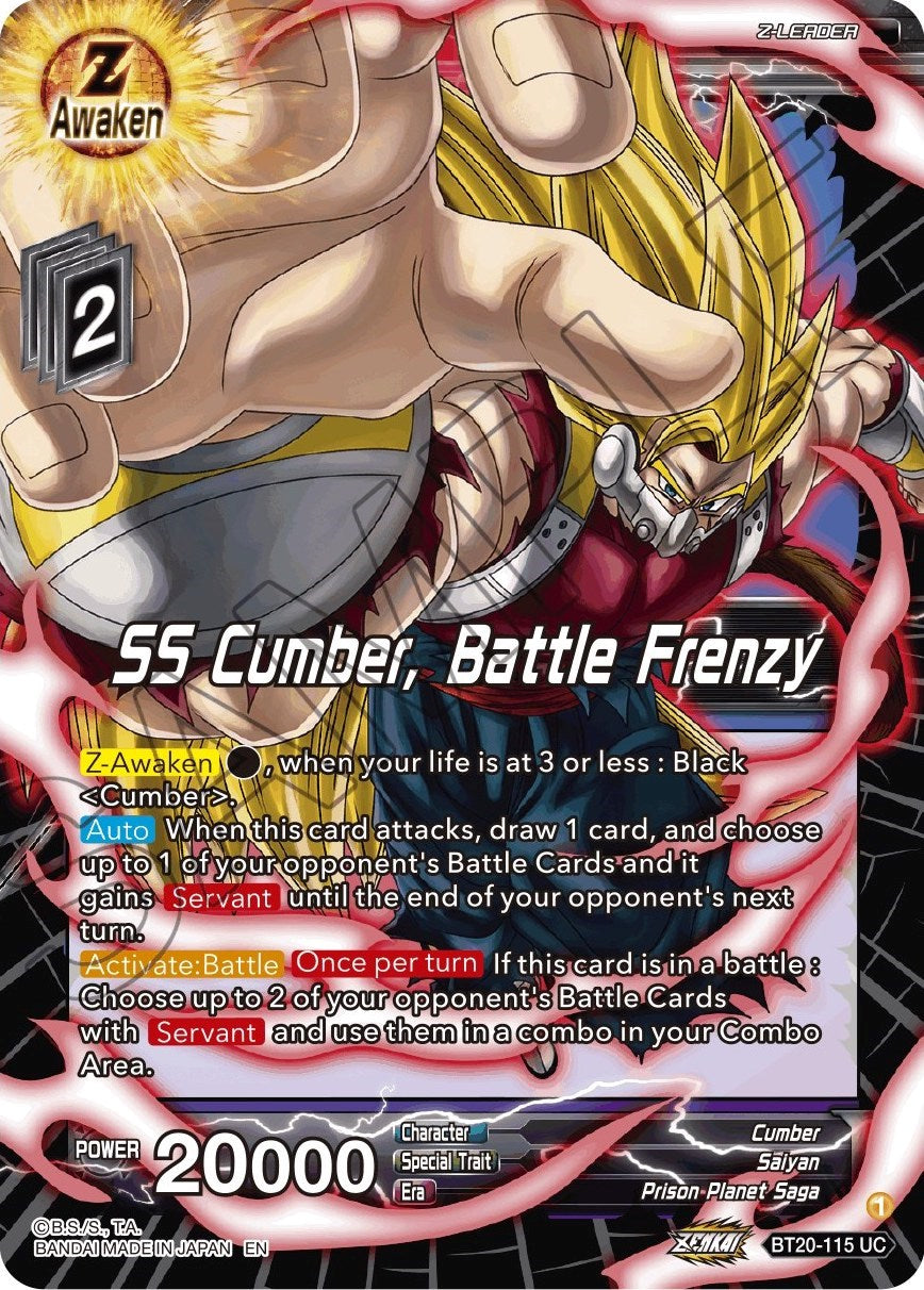 SS Cumber, Battle Frenzy (BT20-115) [Power Absorbed] | Black Swamp Games