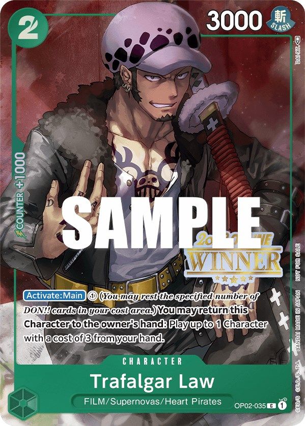 Trafalgar Law (Online Regional 2023) [Winner] [One Piece Promotion Cards] | Black Swamp Games