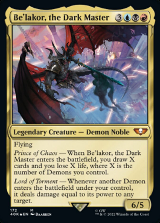 Be'lakor, the Dark Master [Warhammer 40,000] | Black Swamp Games