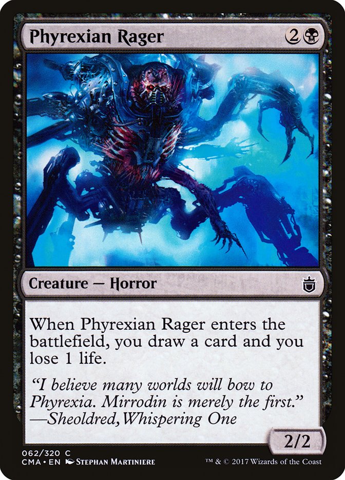 Phyrexian Rager [Commander Anthology] | Black Swamp Games