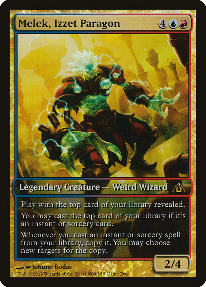 Melek, Izzet Paragon (Game Day) [Dragon's Maze Promos] | Black Swamp Games