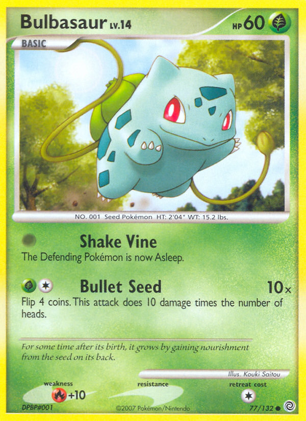 Bulbasaur (77/132) [Diamond & Pearl: Secret Wonders] | Black Swamp Games