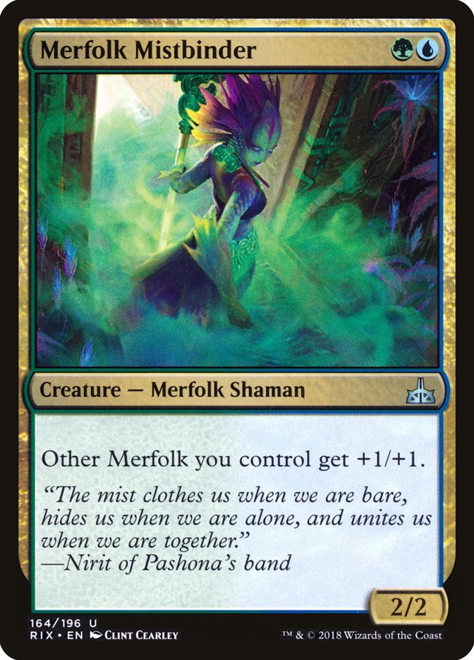 Merfolk Mistbinder [Rivals of Ixalan] | Black Swamp Games