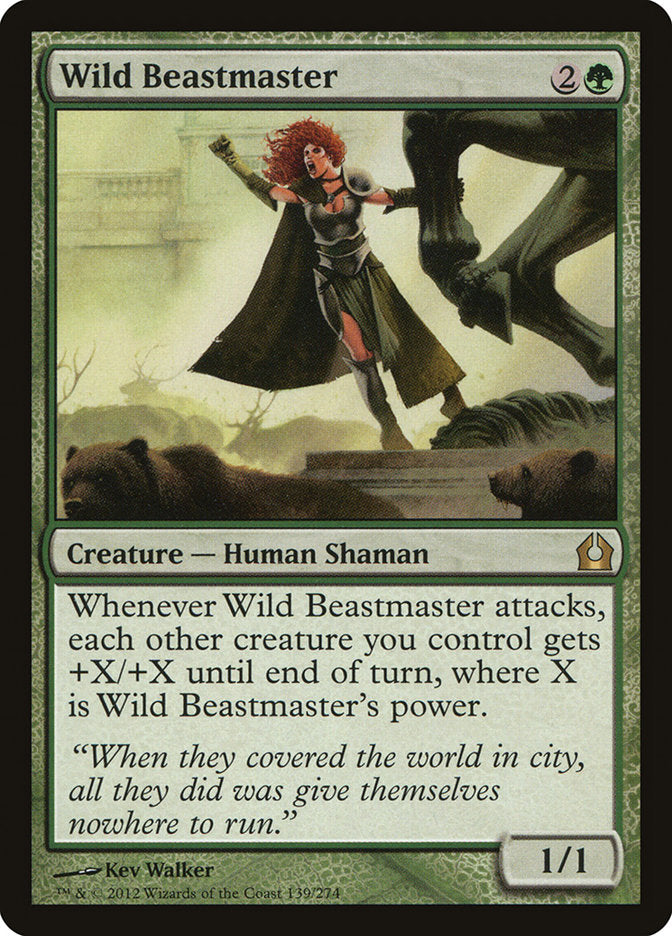 Wild Beastmaster [Return to Ravnica] | Black Swamp Games