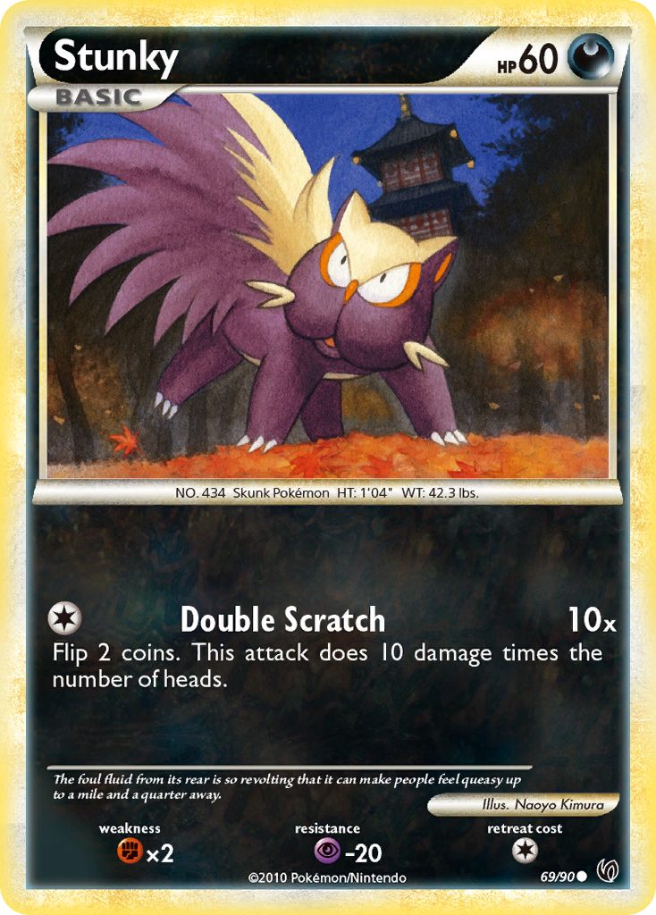 Stunky (69/90) [HeartGold & SoulSilver: Undaunted] | Black Swamp Games